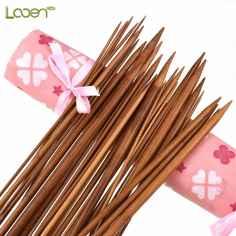 36 шт. Бамбуковые Спицы для начинающих и профессиональных вязальных ...