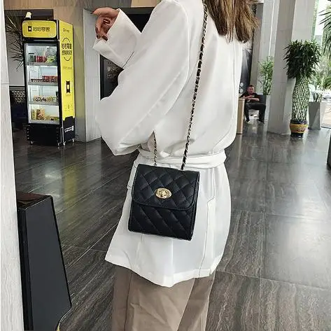 Новинка, Chaohan, одно плечо, посылка, сеть, красный, Lingge, цепочка, витая, bagaa160