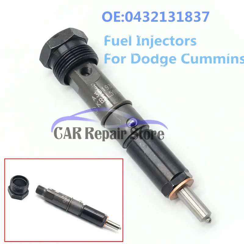 0432131837 топливный инжектор 50hp для первого поколения Dodge Cummins 5.9L 6BT 1989-93 3919350 3919339 инжектор