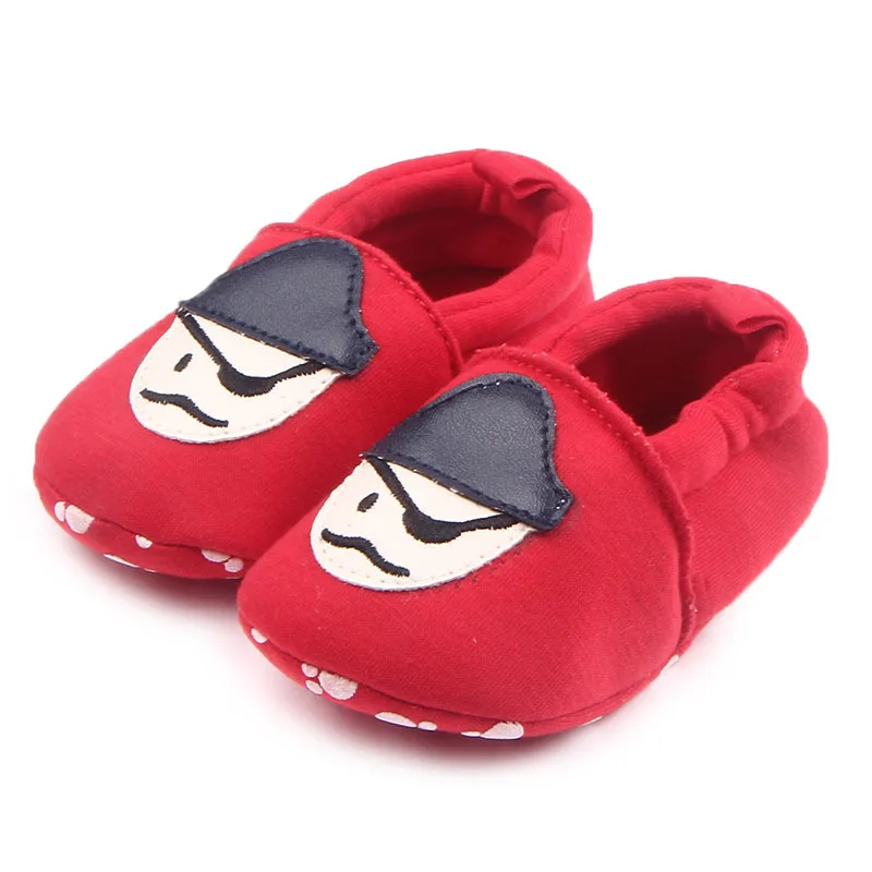 Удобная хлопковая обувь для новорожденных мальчиков и девочек; обувь для малышей с милым рисунком; мягкая подошва; тапочки для малышей; обувь для малышей