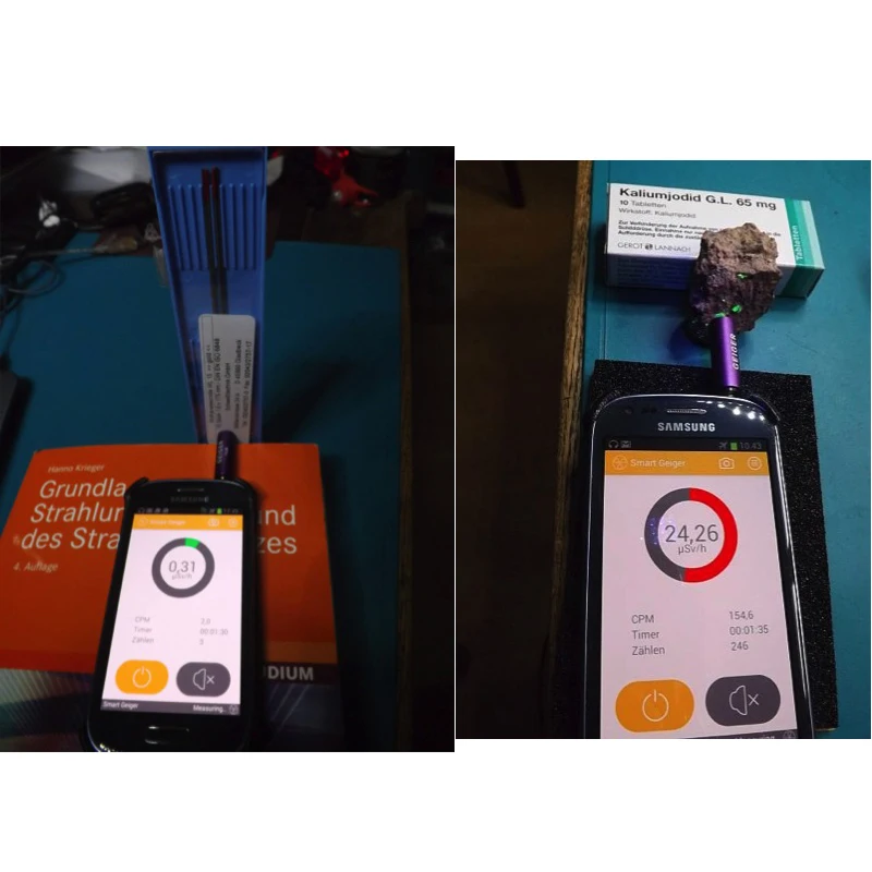 FSG-001 Ftlab geiger counter nuclear radiation detector smart Dosimeter Gamma X-ray radiative Marbles old watch Geiger tester