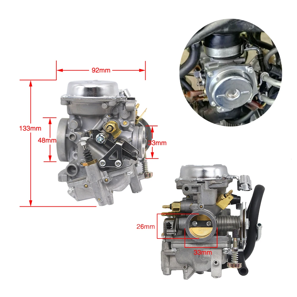 Alconstar XV250 26 мм для Yamaha Virago 250 V star Route 66 1988 2014 мотоциклетный Карбюратор Carb Racing