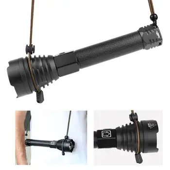 

Super Bright 3 Modes Zoomable LED 18650 Flashlight Torch Lamp Light Outdoor Outdoor Flashlight USB Recharge