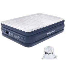 Надувная кровать для кемпинга на открытом воздухе без утечек, надувная кровать с воздушным матрасом, заряжаемый насос, склад США за рубежом