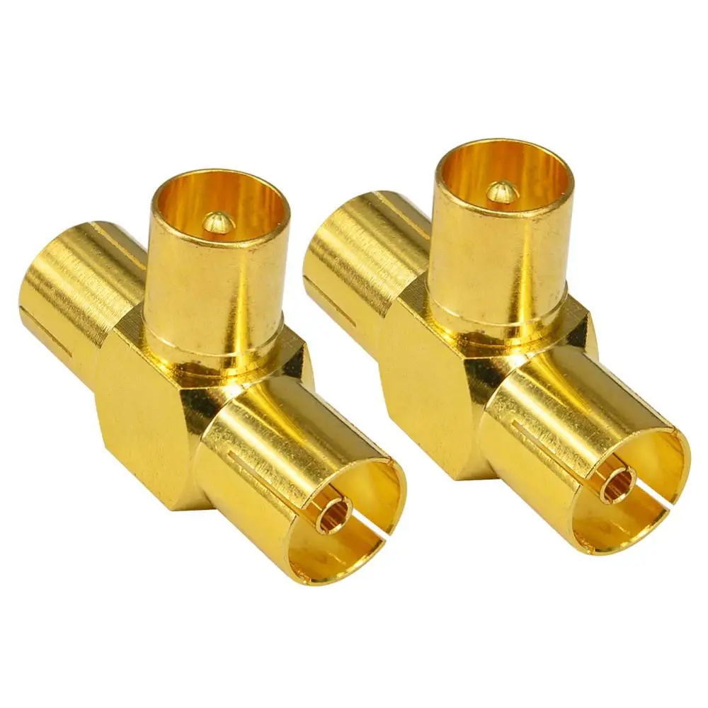 8 X 2PCS 2 шт. RF коаксиальный адаптер SMA BNC N ТВ F женский мужской тройной T RF адаптер Коннектор 3-х полосная сплиттер антенны конвертер - Цвет: 8 X 2PCS