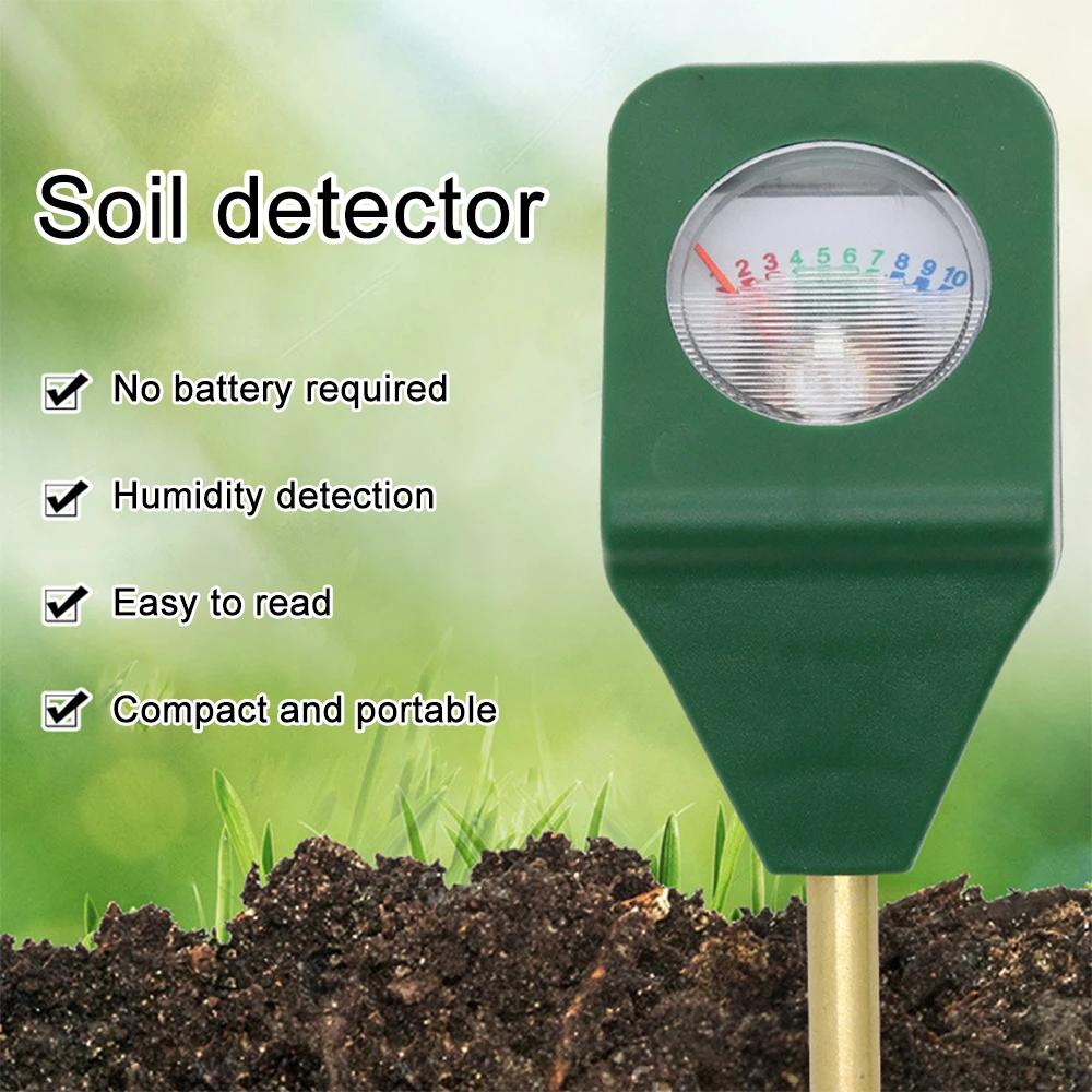 

Mini soil Moisture Sensor Meter Detector Metal Probe Gardening Plant Flower Water Analyzer Test Instrument Hygrometer Tool