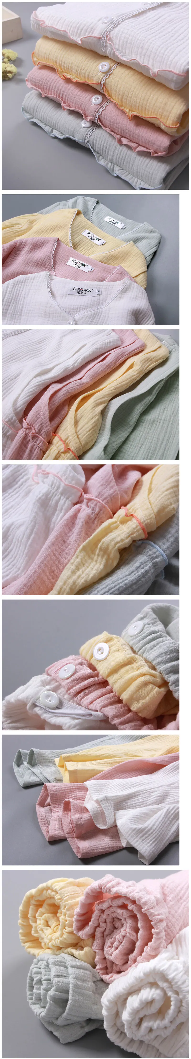 Осень Пижама для кормления при грудном вскармливании Ночное Белье для беременных Пижама для кормящих мам комплекты средства ухода за кожей для будущих мам, одежда для сна, Беременность пижамный комплект