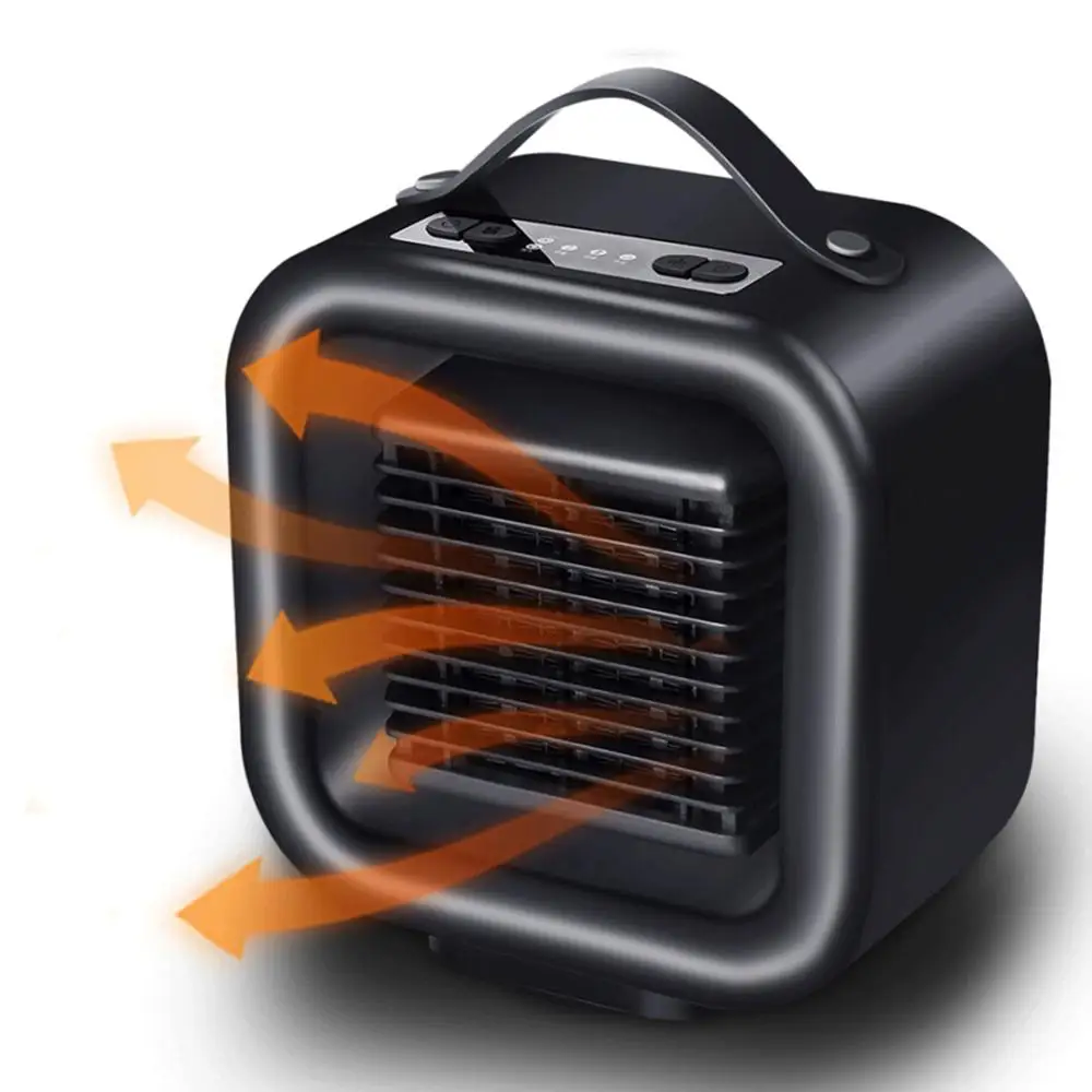 

Portable Electric Mini 3-mode Smart Oscillating Home Desktop Hot Air Heater Fan