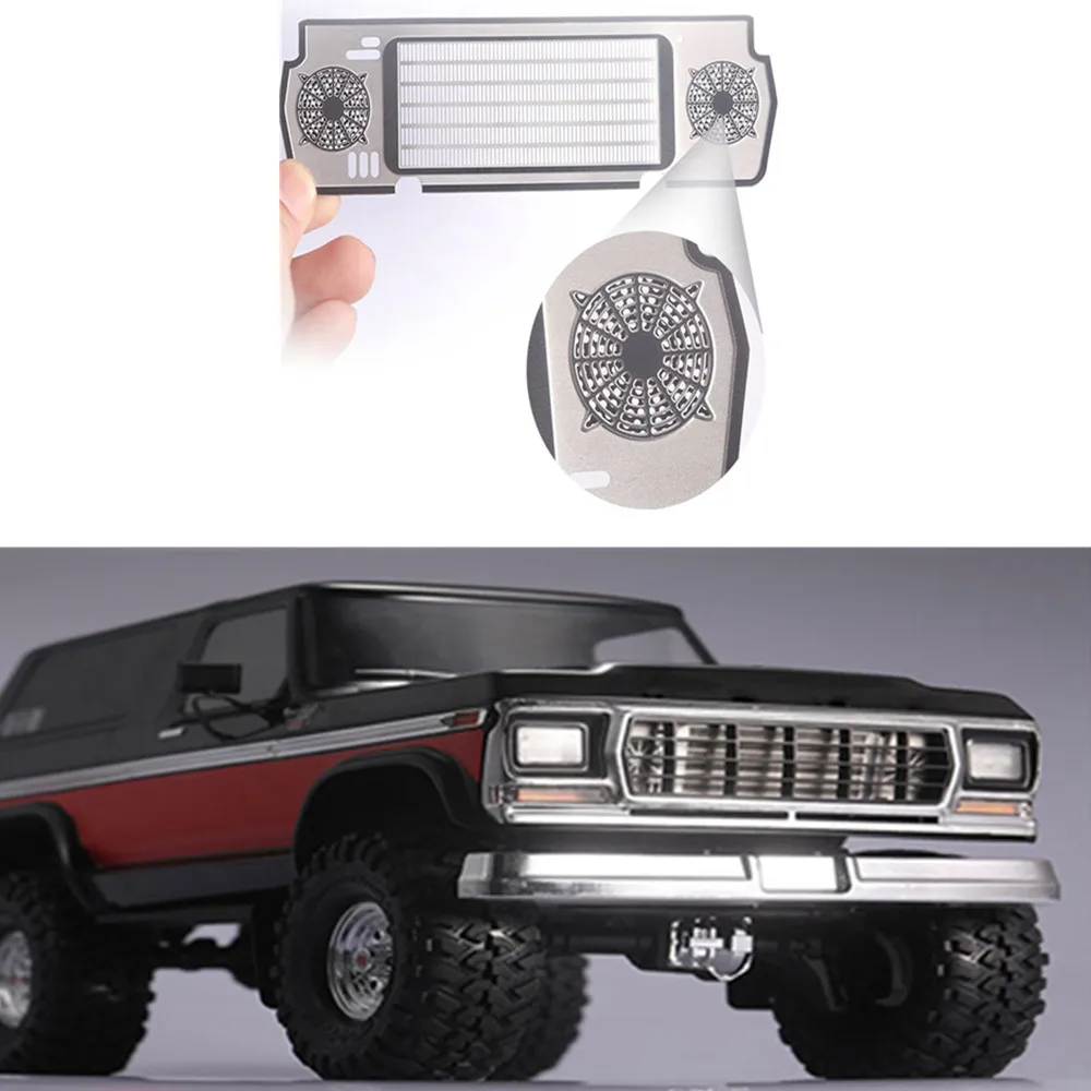 

Metal Net Simulation Water Tank Cooling Box for 1:10 Traxxas TRX4 Ford Bronco RC Crawler Car Parts