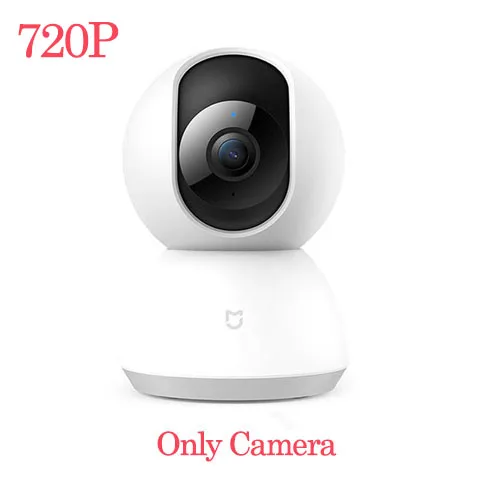 Оригинальная смарт-камера Xiaomi Mijia, ip-камера, веб-камера, видеокамера, 360 угол, wifi, беспроводная, ночное видение, AI, улучшенное Обнаружение движения - Цветной: 720P Camera