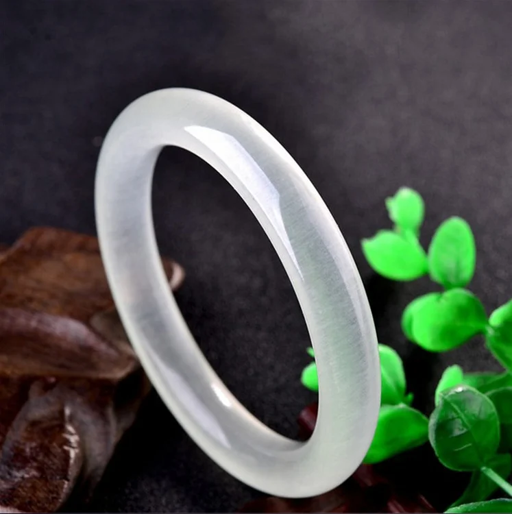 natural jade white jade bracelet elegant princess bracelet send mother
