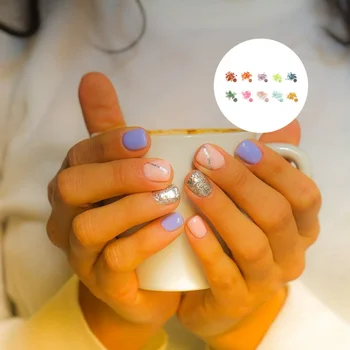 

10Pcs Toenail Stickers Lovely Nail Decals DIY Nail Sticker for Party