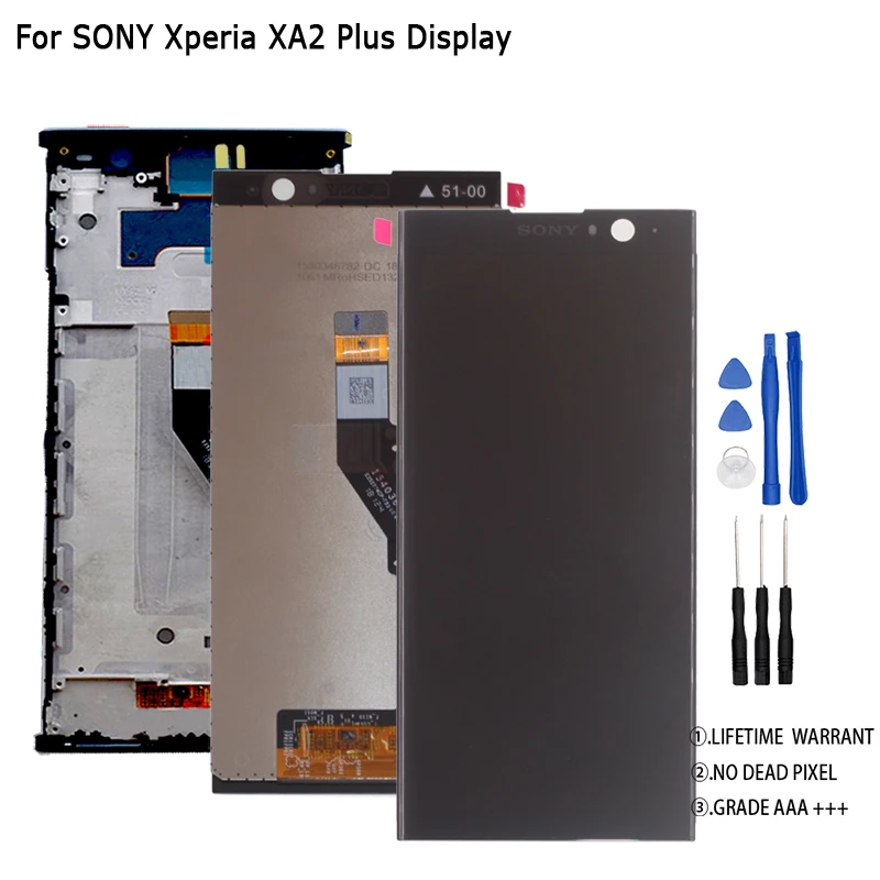 Для SONY Xperia XA2 Plus ЖК-дисплей с сенсорным экраном дигитайзер сборка запасные части для SONY XA2Plus ЖК-экран