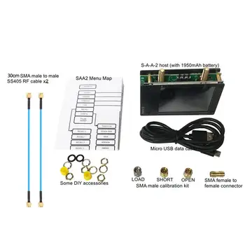 

Professional Network Analyzer Set Micro USB Accurate Analysis Durable 3G Vector Network Analyzer HF VHF UHF Antenna Analyzer