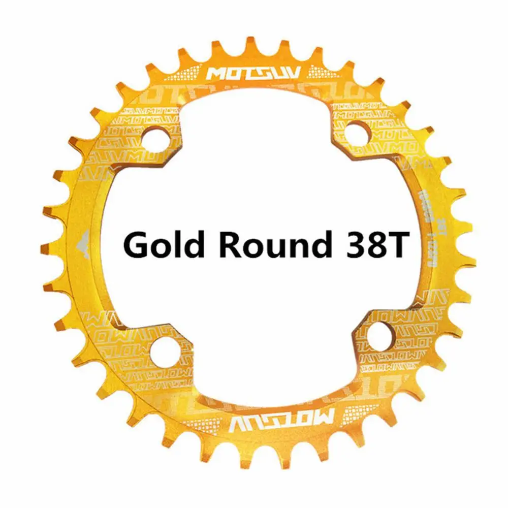 Рукоятка велосипеда 104BCD 32t / 34t 36t 38t овальная цепь узкая широкая MTB велосипедная
