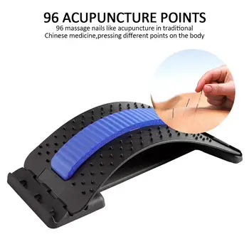 

Tensioner Orthosis Lumbar Corrector Magic Massage ABS Black Neck Masager Correct Back Massager Health Care Stretcher Relaxation
