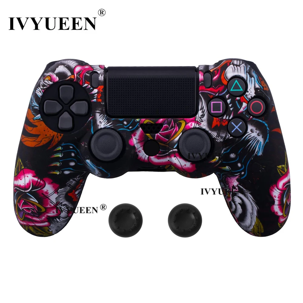 for PlayStation dualshock 4 ps4 pro slim controller silicone case skin 43