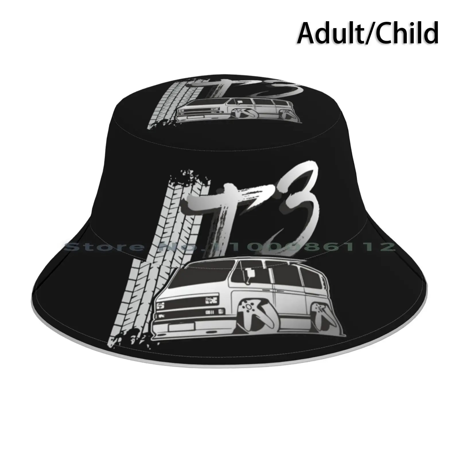 T3 Bus Van Syncro Tuning Bucket Hat Sun Cap T3 Bully Syncro Tuning Engine Cacciavite Officina Deep Low Old School Camber