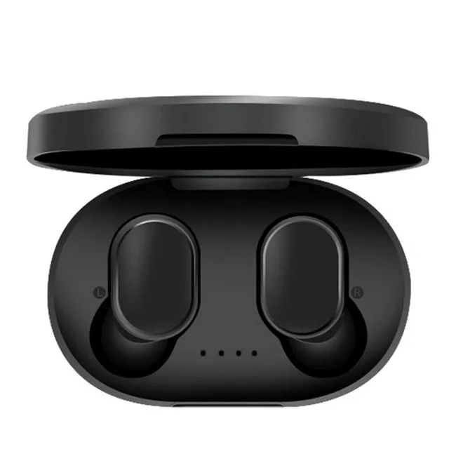 Black TWS Bluetooth 5,0 наушники для Redmi Airdots стерео беспроводные наушники водонепроницаемые наушники с микрофоном для Xiaomi iPhone huawei samsung - Цвет: Black