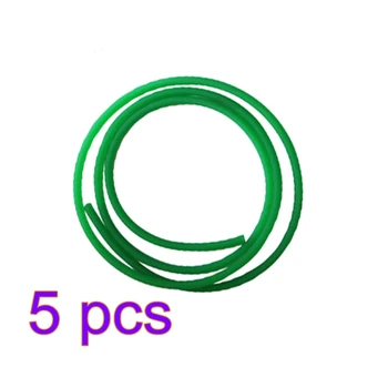

5 Pcs 0.22 X 100cm PU Round Belt DIY Timing Belt For Connecting Gearbox And Clutch - Green
