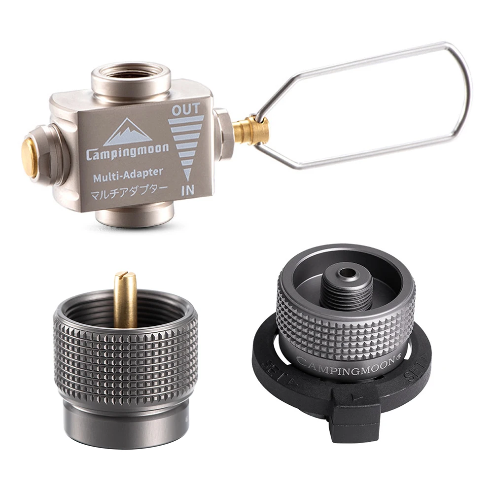Outdoor Gas Saver Plus with Butane Adapter Portable Gas Adapter Gas Cylinder Gas Tank for Camping Backpacking Hiking