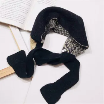 

Vogue of new fund of 2019 small knitting scarf children earmuffs girls warm earmuffs baby bib winter earmuffs scarf BK586