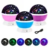 Galaxy Projector Starry Sky Rotating LED Night Light Planetarium Children Bedroom Star Night Lights Moon Light Kids Gift Lamp ► Photo 1/6