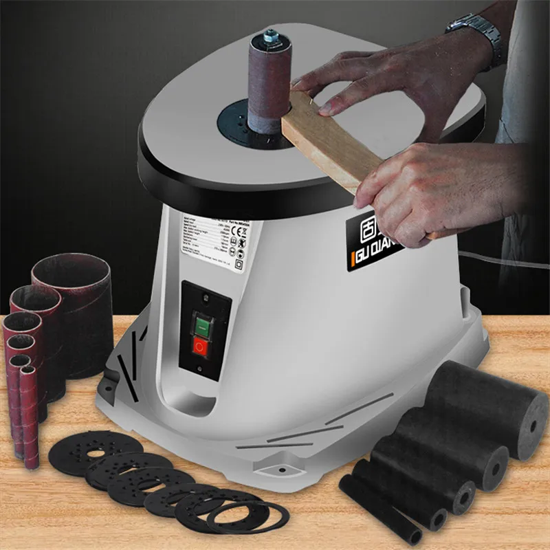 

Grinding Machine Sanding Belt Column 14 Inch Home DIY Desktop Electric Shaft Electricity 50hz 220V 450W Sander Grinder