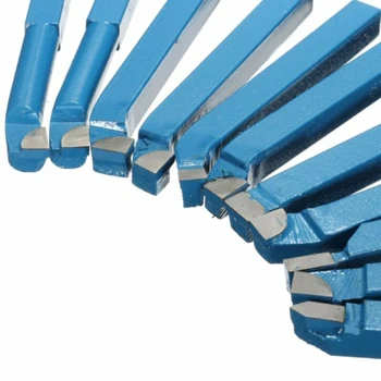 

Carbide + Steel Mini Lathe Tool Carbide Tip Metal Cutting Turning Boring Bit Kit