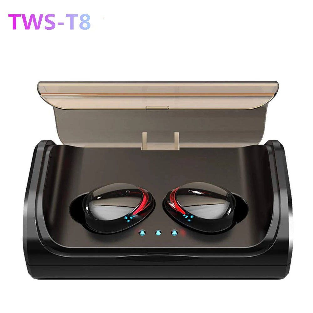 T8S Bluetooth 5 0 настоящие беспроводные наушники-вкладыши глубокий бас стерео IPX7