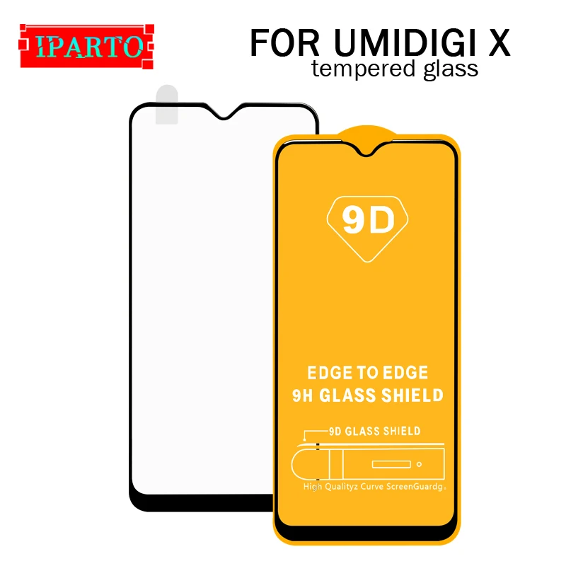 UMIDIGI X Tempered Glass Good Quality Premium 9H Screen Protector Film Accessories for UMIDIGI X( Covered