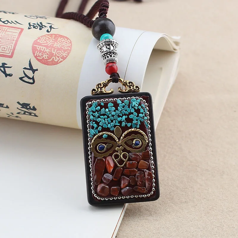 Ethnic-Tibetan-Buddhism-Ebony-Pendent-Necklace-For-Women-Men-Handmade-Wood-Peace-Buddhism-Nepal-Style-Square (3)
