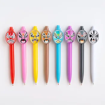 

40pcs/lot facial makeup gel pen Chinese style Creative stationery Pressing Pen Office Pens Student writing tool