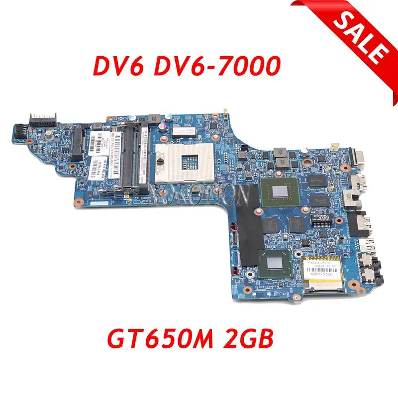 Материнская плата NOKOTION 682172-001 682175-501 682174-001 для ноутбука HP pavilion DV6 DV6-7000 48 4st06. 021 GT650M 2G