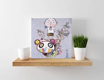 

Takashi Murakami Celebrity ART Kaikai Kiki and Me Poster Canvas Print Home Decor Wall Art Decor No Frame