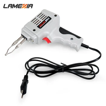 

LAMEZIA 220v 100w EU Plug Electric Soldering Iron Kit Fast Welding Gun Set Portable Power Tools