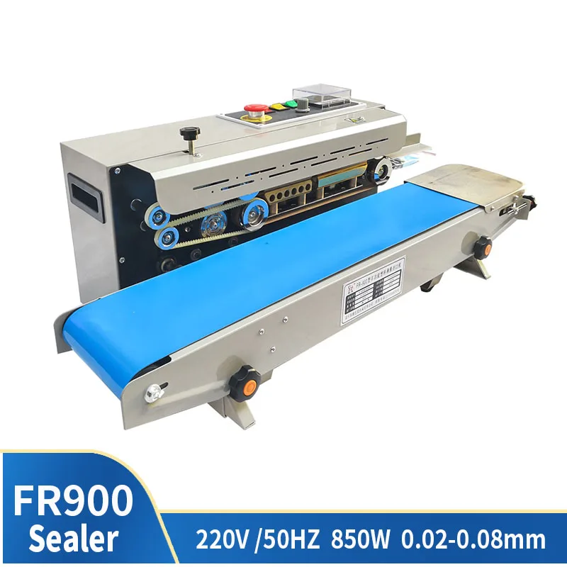 

Spray Food Bag Continuous Sealing Machine Automatic Plastic Film Packaging Machine Auxiliary Equipment Printing Machine Date