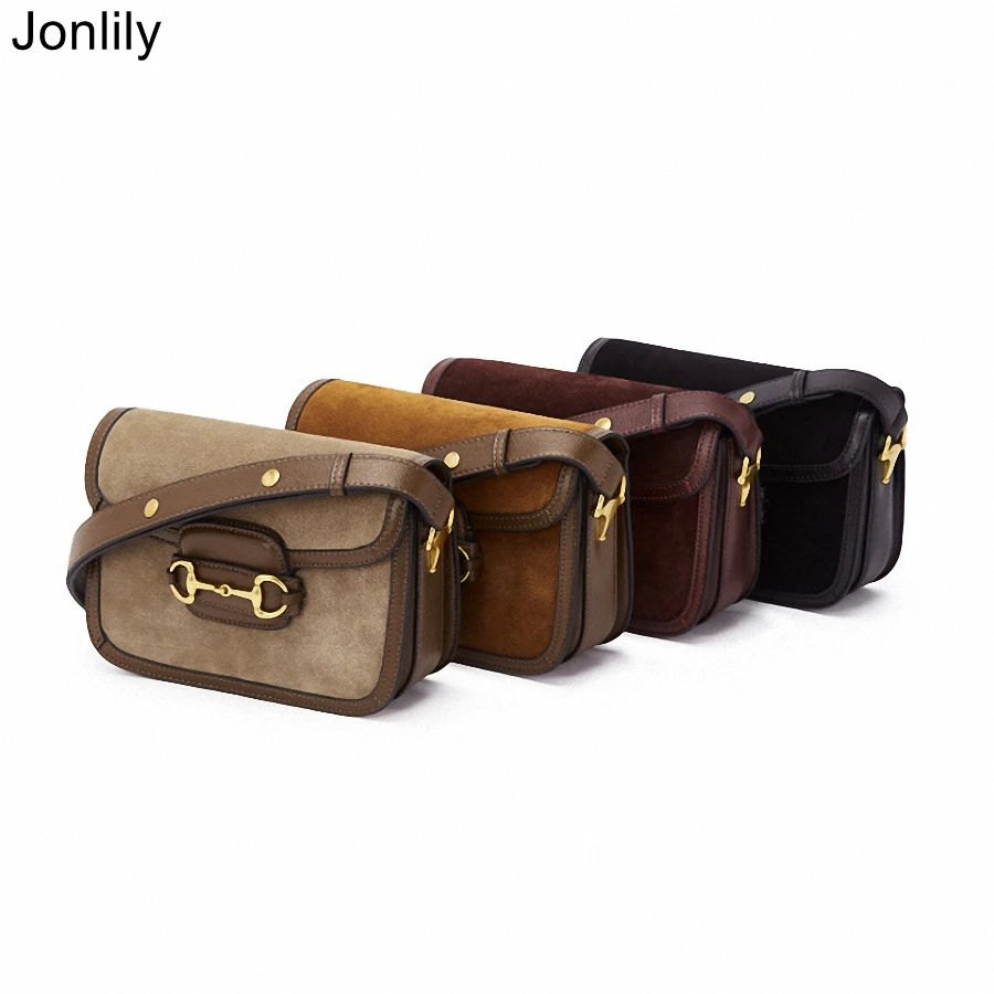 Jonlily, женская сумка через плечо из натуральной кожи, Ретро стиль, сумка через плечо, женская элегантная маленькая сумка "бокс", Подростковая сумка, кошелек-KG273