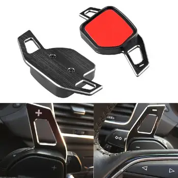 

Car Steering Wheel DSG Paddle Extension Shifters Shift Sticker Decoration For AUDI A3 S3 A4 S4 B8 A5 S5 A6 S6 A8 R8 Q5 Q7 RS6 A1