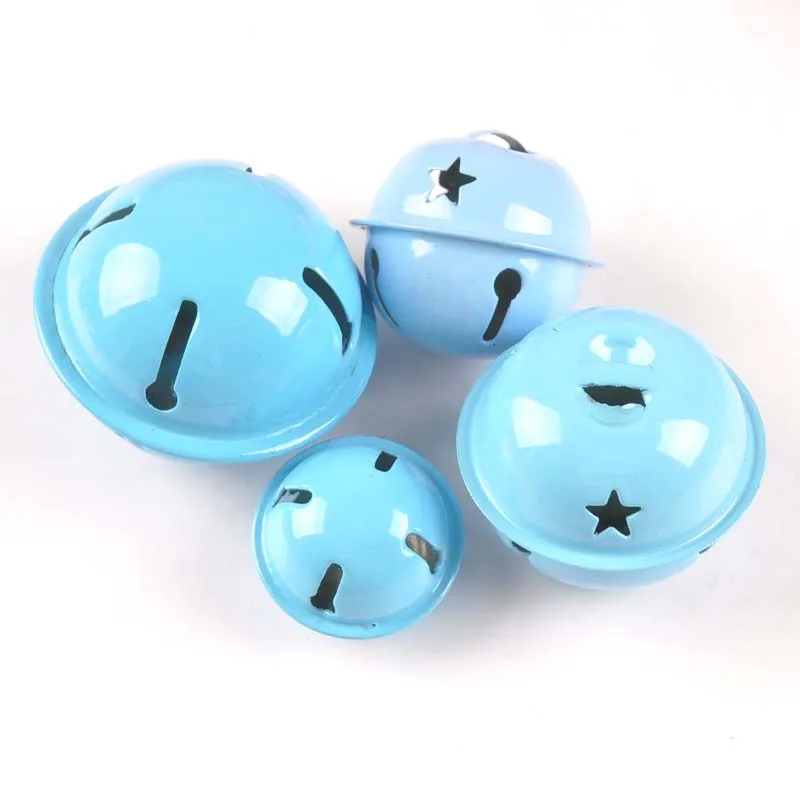 hollowed Iron Loose metal Beads Jingle Bells Christmas Decoration Pendants DIY material Crafts Christmas Bells cp2678