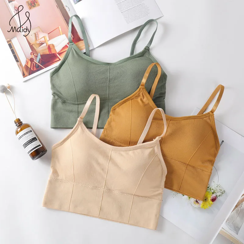 

Maidy Woman's Sports Bra Seamless Bra Underwear Padded Brassiere Wire Free sexy Bralette women Push Up Bras Plus Size 30-36 A-C