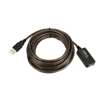 

5m/10m/15m USB 2.0 Active Repeater Cable Extension Lead Signal Manifier Extend Cable @M23