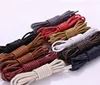 Waxed Cotton Round Shoelaces Leather Shoes Boots lace Waterproof ShoeLaces Shoestring Rope String Cord Black Brown Gray Red Blue ► Photo 2/6