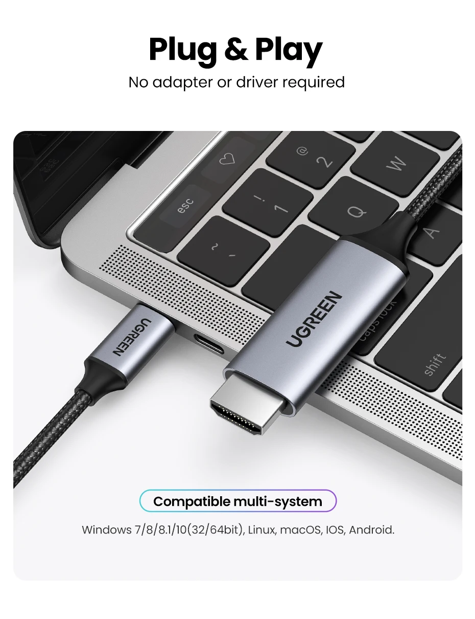 para tv tipo c para hdmi adaptador
