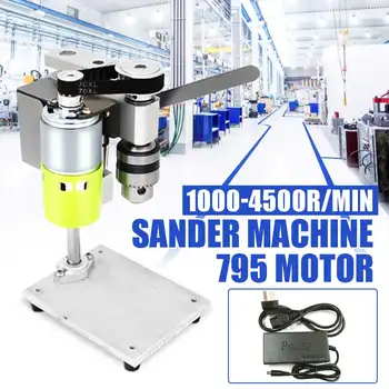 

4500 RPM Mini Bench Drill Electric Woodworking Drill Variable Speed DIY Pure Aluminum High Precision Small for Bench Drilling
