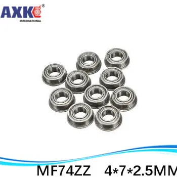 

10pcs/lo SMF74ZZ Smf74 zz FL674ZZ LF740ZZ 4*7*8.2*2.5*0.6mm Flange bushing ball bearing SMF74 ZZ