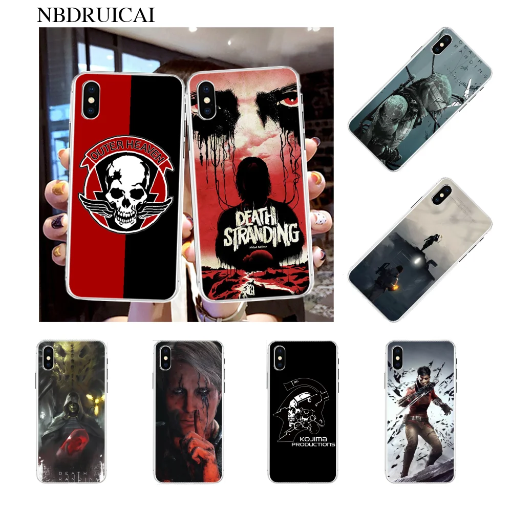 NBDRUICAI Death Stranding TPU черный чехол для телефона Корпус iPhone 11 pro XS MAX 8 7 6 6S Plus X 5S SE XR