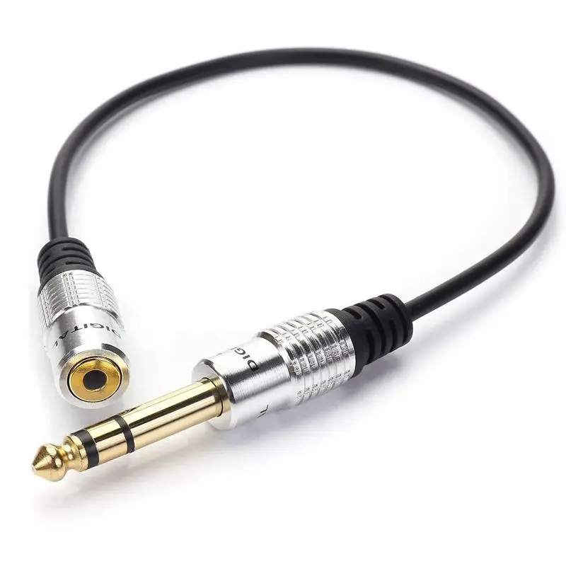 

1/4 inch to 3.5mm Stereo Adapter Cable 6.35mm TRS Male to 3.5mm Female Quarter Inch Headphone Jack Converter AUX Connector Cable