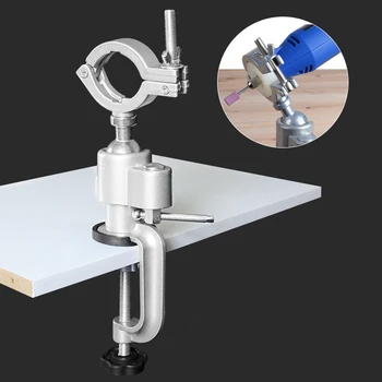 

FGHGF 360 Universal Alloy Degree Aluminum Rotary Bench Vise Electric Mill Drill Bracket Tongs