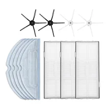 

12Pack Hepa Filter Mopping Cloths Side Brush for Xiaomi Roborock S7 T7S T7Plus T7Splus Robot Vacuum Cleaner Spare Parts